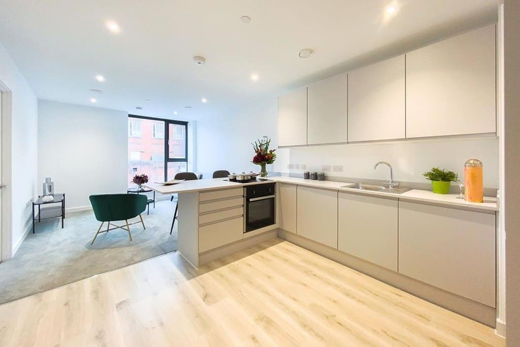 Central Manchester-1Br Apartment Free Parking-Cinema Room Eksteriør bilde
