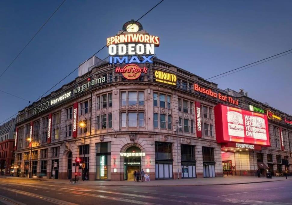Central Manchester-1Br Apartment Free Parking-Cinema Room Eksteriør bilde